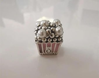 Charm de plata Pandora deliciosas palomitas de maíz