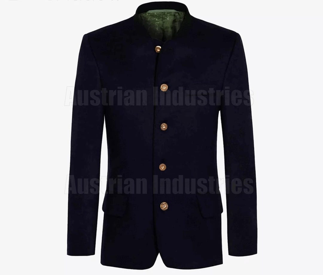 Authentic Mens Velvet Bavarian Jacket For Mens