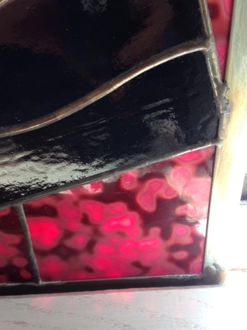 Fireball in stained glass