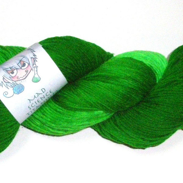 Titanium - Fingering Weight Superwash 8 ply Merino - Astro Turf