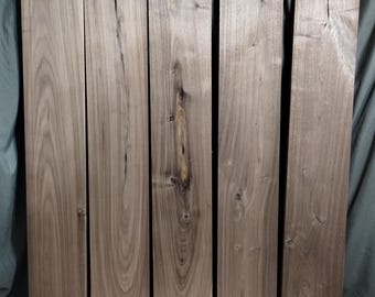 3 foot kiln dried rough walnut shelf boards (approximately (may not be exact) 36" x 6" x 7/8") walnut shelf boards 1 board as default option
