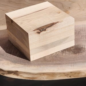 kiln dried laminated Oak bowl blank great for lathe turning 7" X 7" X 4.25