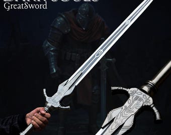 Artorias Greatsword Replica - Handmade Dark Souls Cosplay sword, Personalized gift for boyfriend