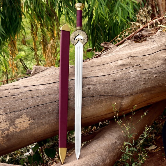Handmade master sword buster sword viking sword larp anduril sword - Groomsman gift for boyfriend birthday gift for dad gift for husband