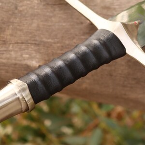 Handmade master sword buster sword viking sword larp anduril sword - Groomsman gift for boyfriend birthday gift for dad gift for husband image 10