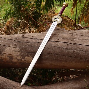 Handmade master sword buster sword viking sword larp anduril sword - Groomsman gift for boyfriend birthday gift for dad gift for husband image 2