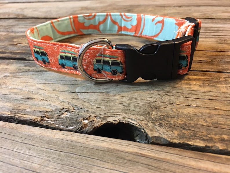 Beach Dog Collar Vw Van Dog Collar Etsy