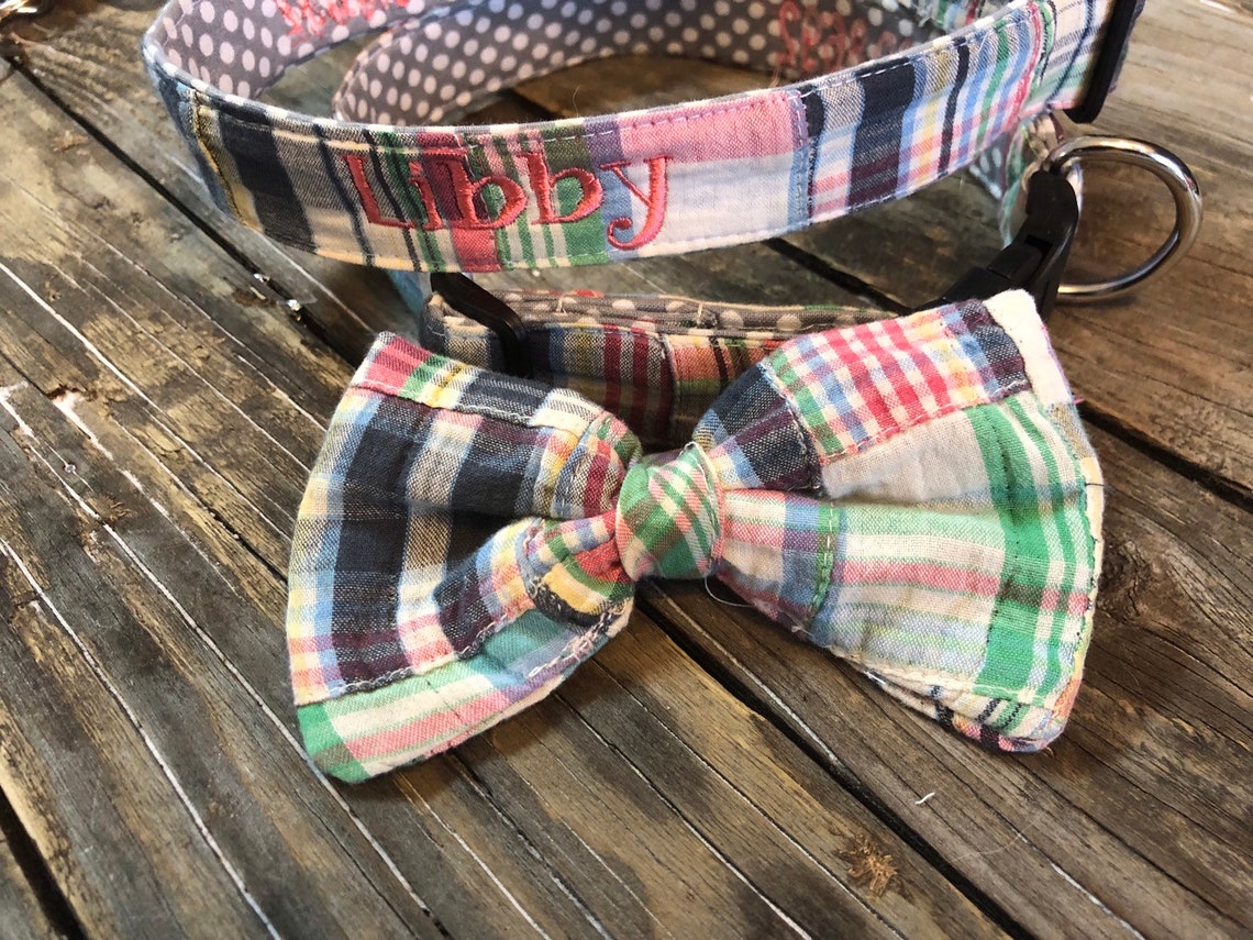 Monogrammed Dog Collar Personalized Dog Collar Monogrammed Etsy