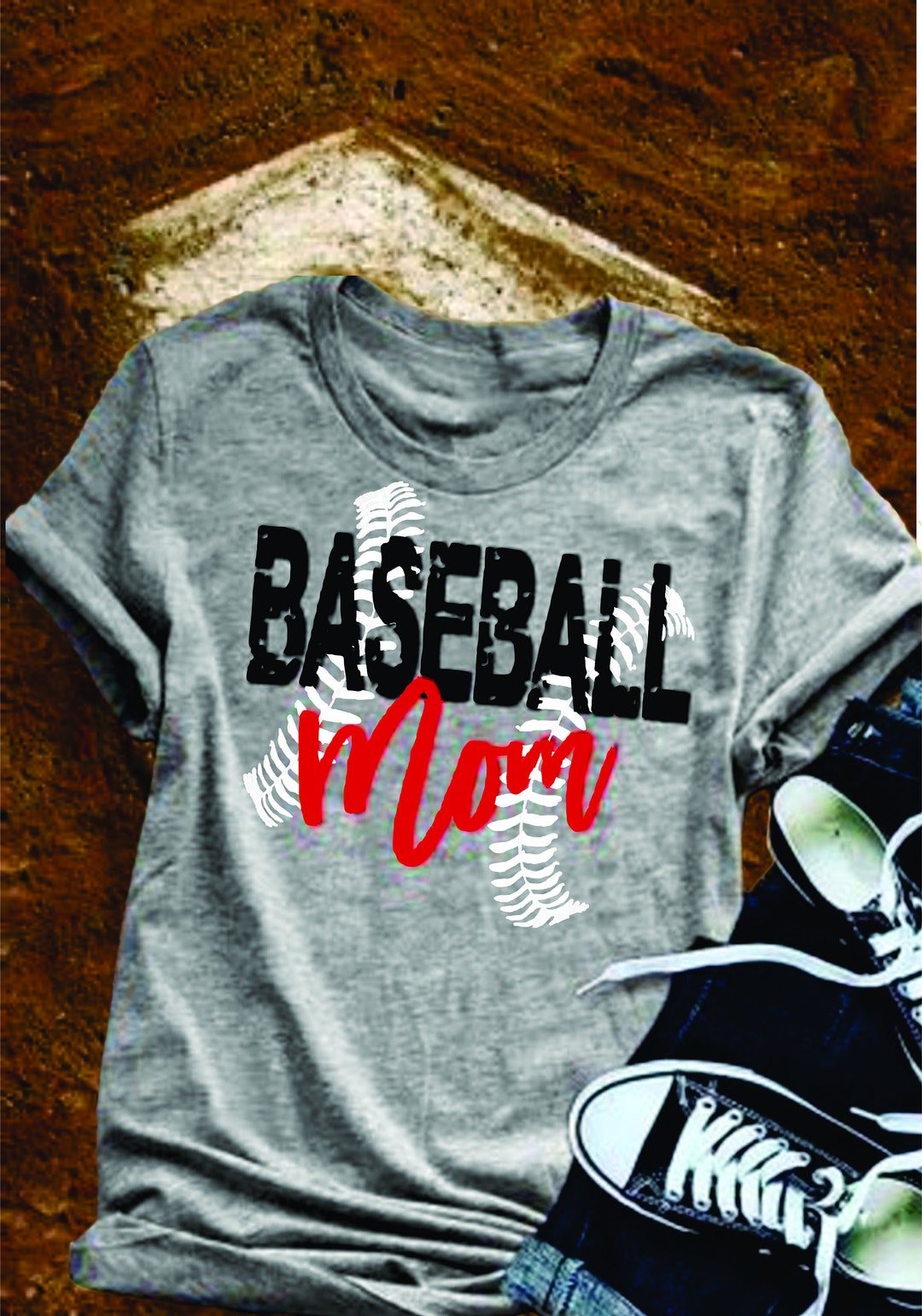 Baseball Mom Shirt - Etsy