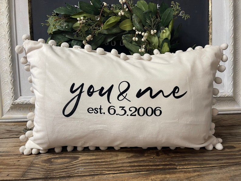 Name Pillow Personalized Pillow Customize Pillow Words and Etsy