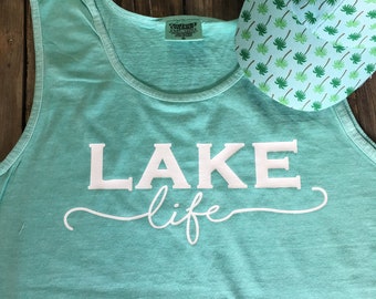 Lake life tank top,
