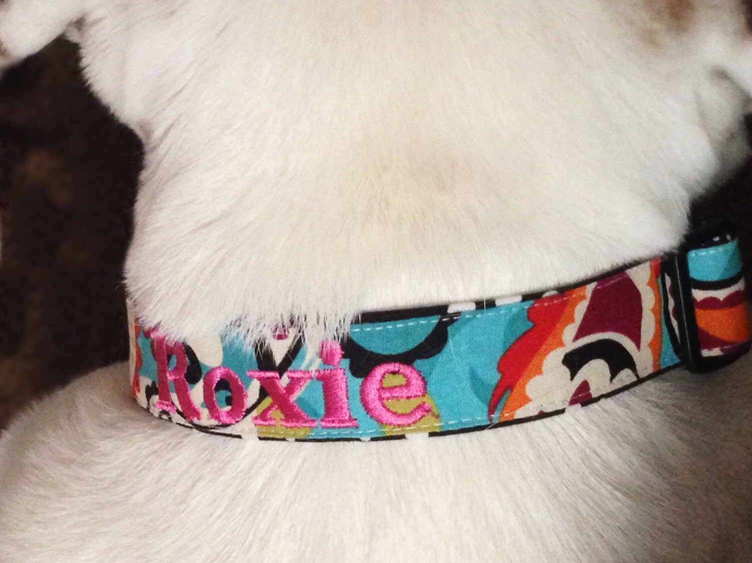 Monogrammed Dog Collar personalized dog collar monogrammed Etsy