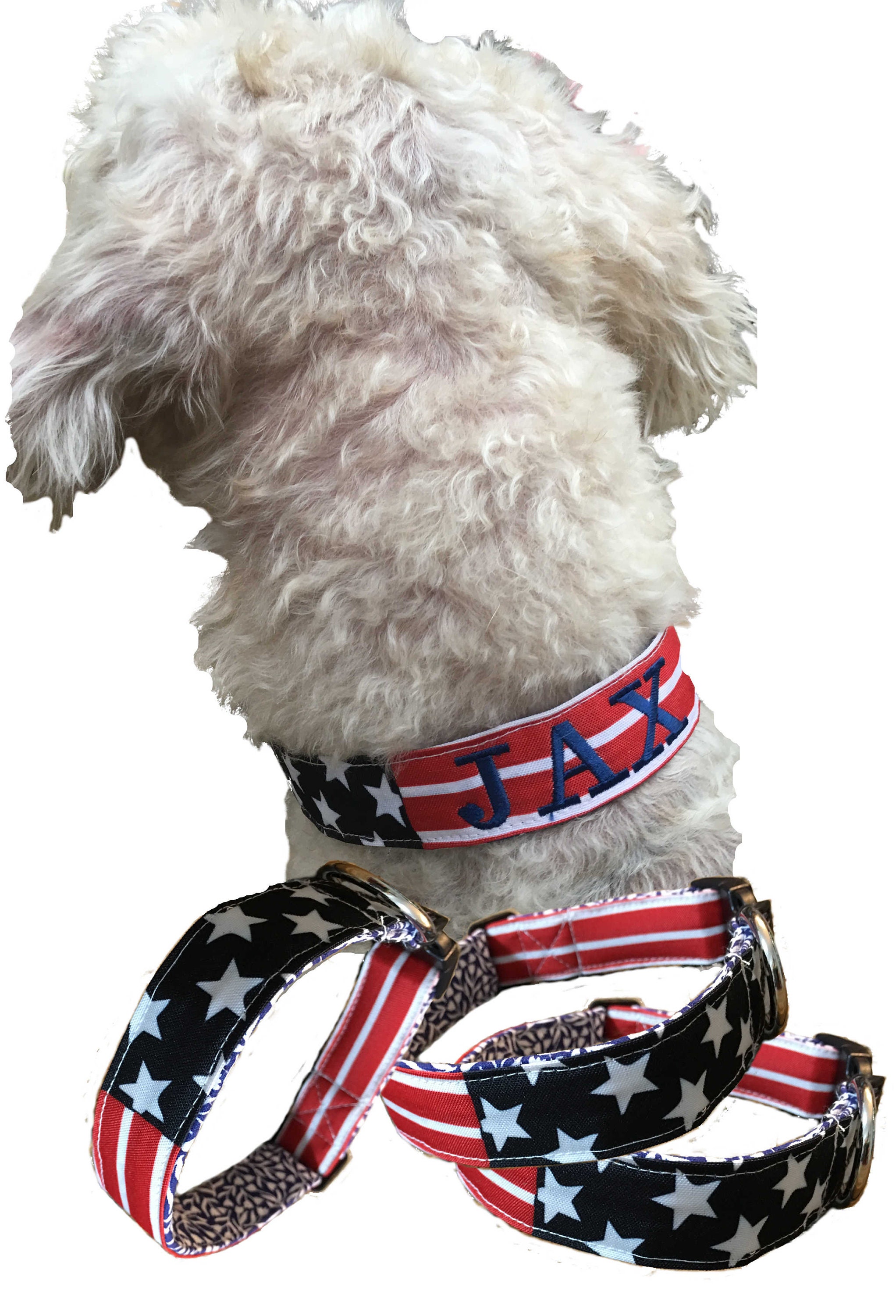 Flag dog collar american flag dog collar Etsy