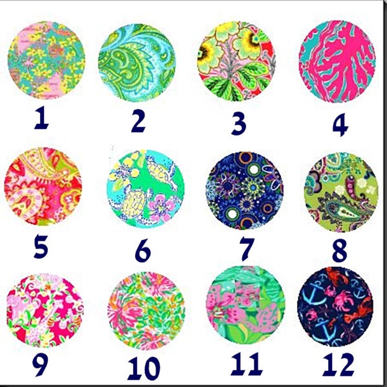 Monogrammed Pillow Case Lilly Inspired Monogram Etsy