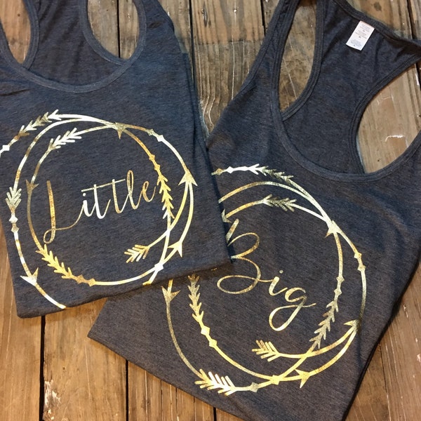 Big Little Tank Tops Etsy