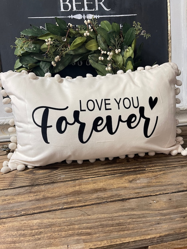 Personalized pillow, customize pillow words and letters, address pillow, name pillow, family name pillow, dog memorial pillow image 8