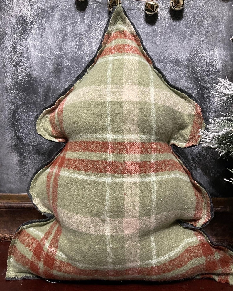 Tree Pillow Christmas Tree Pillow Etsy