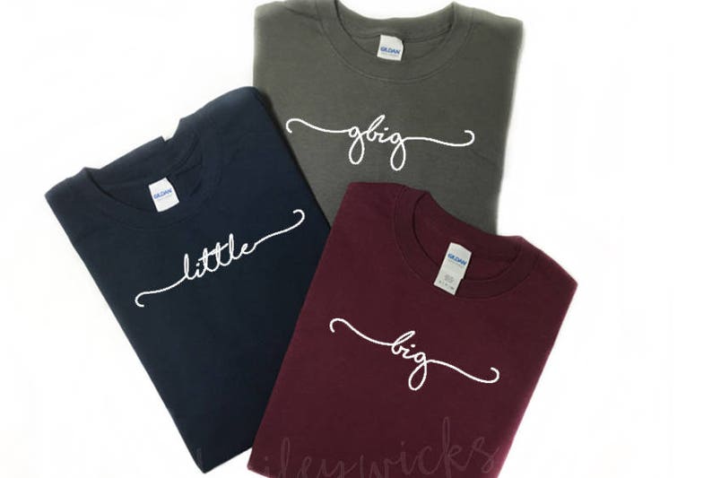 big little long sleeve shirts