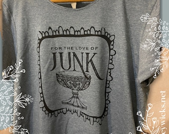 Thrifters t shirt.  Junkin, antique lover t shirt, for the love of thrifting