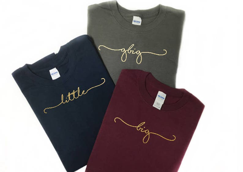 big little long sleeve shirts