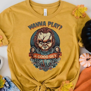 Chucky Halloween Shirt: Retro Horror Movie Graphic Tee
