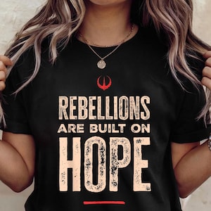 Vintage Star Wars Andor T-Shirt: Rebellions Are Built On Hope