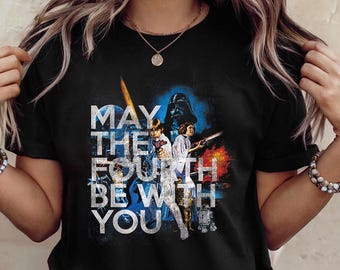 Vintage Star Wars T-Shirt: May The Fourth Be With You, Disney+ Tee