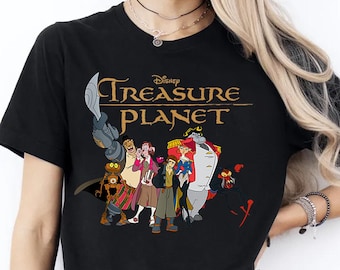 Disney Treasure Planet T-Shirt, Vintage Treasure Planet Characters Tee, Disneyland Family Matching Shirt, Magic Kingdom WDW Vacation Tee.