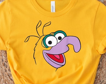 Disney The Muppets Gonzo Big Face Shirt, Vintage Muppets Graphic Tee, Disney Characters Shirt, Family Matching Disney Park Tee.