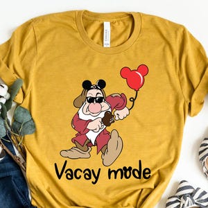 Grumpy Vacay Mode Shirt, Snow White Dwarfs Shirt, Grumpy Disney Shirt, Disneyland Vacation Shirt, Funny Grumpy Shirt, Disney Vacation Tee