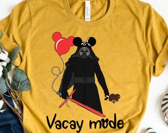 Kylo Ren Vacay Mode Shirt: Star Wars Disneyland Tee