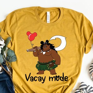 Maui Vacay Mode Shirt, Moana inspiriert T-Shirt, Disney Polynesian Shirt, Disneyland Outfit, Maui Urlaub Shirt, Disney World Shirt.