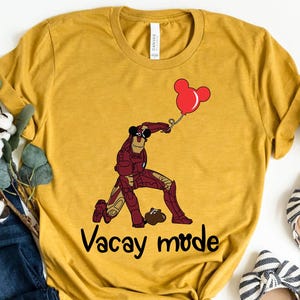 Iron Man Vacay Mode Shirt: Avengers Superhero Tee