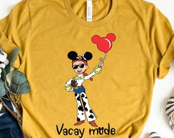 Jessie Vacay Mode Shirt, Toy Story Characters Shirt, Jessie Disney Shirt, Disneyland Vacation Tee, Funny Toy Story Shirt, Disney World Shirt