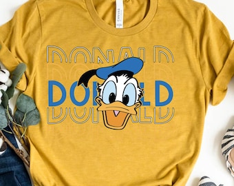 Retro Donald Duck Face Vintage Shirt, Classic Donald Duck Shirt, Disney Characters Tee, Disneyland Vacation, Vintage Disney Tee, Donald Tee