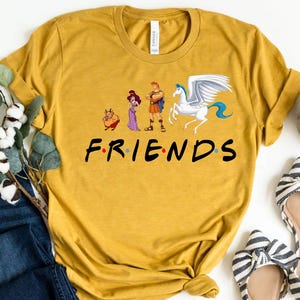 Camiseta de amigos de Hércules, divertida camiseta de Hércules de Disney, camiseta de vacaciones de Disney, camiseta unisex de Disney World para adultos y niños.