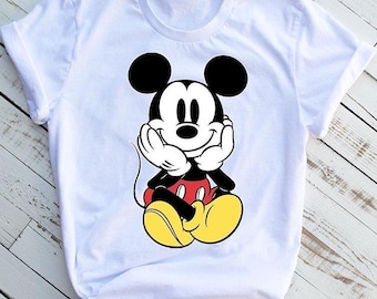 Vintage Mickey Mouse Shirt, Retro Mickey T-Shirt, Classic Disney Vintage Tee, Minnie Mouse Nostalgic Shirt, Timeless Cartoon Character Shirt