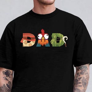 Camiseta premium vintage Disney Moana con letras Maui para el día del padre, cumpleaños, mejor papá, regalo de viaje a Disney para papá, camiseta de vacaciones en Disneyland.