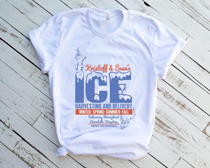Kristoff & Sven Ice Harvesting Shirt: Frozen Movie Tee image 2