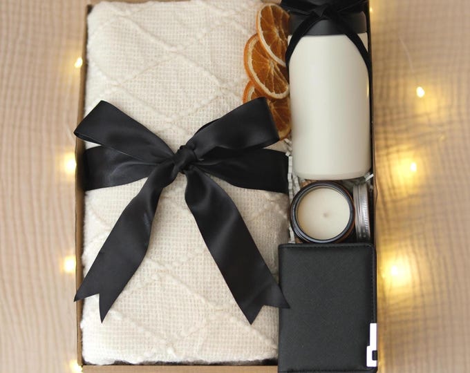 Happy Birthday Gift Box – Thoughtful Gift Basket, Personalized Birthday Present, Pamper & Self Care Gift Set