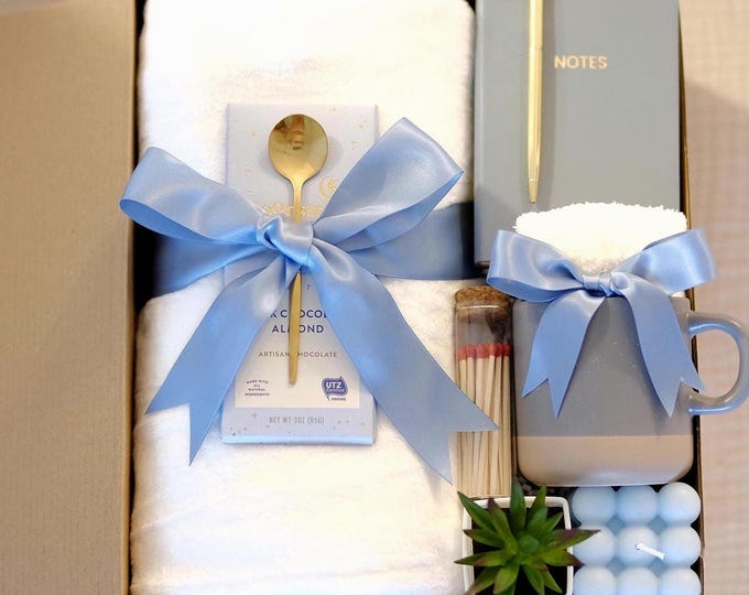 Birthday Gift Box – Thoughtful Present for Friends & Loved Ones | Cozy Self Care Birthday Package | Unique Gift Basket