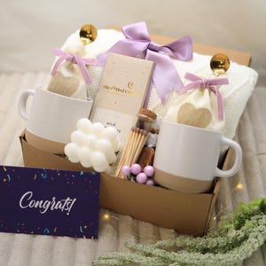 Cadeaux de pendaison de crémaillère pour les nouveaux propriétaires, Coffret cadeau douillet pour une nouvelle maison, Coffret cadeau de remerciement d'un agent immobilier, Félicitations pour une nouvelle maison, Coffret cadeau pour couple