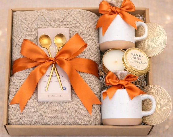 Housewarming Gift Box for New Home | Cozy Candle & Mug Gift Set | Luxury Welcome Home Gift
