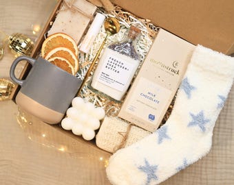 Friendship Gift Box | Thinking of You Gift, Cheer Up Self Care Package for Friends
