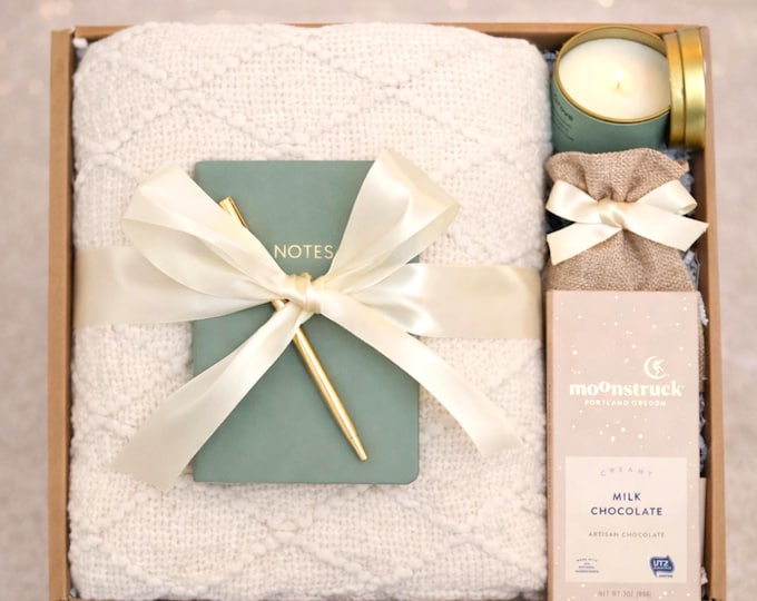 Teacher Appreciation Self Care Gift Box | Thank You & Retirement Gift with Cozy Essentials