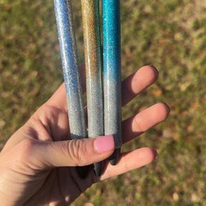Customized Ombre Glitter Gel Pens, InkJoy Gel Pens, Personalized Gel Pen
