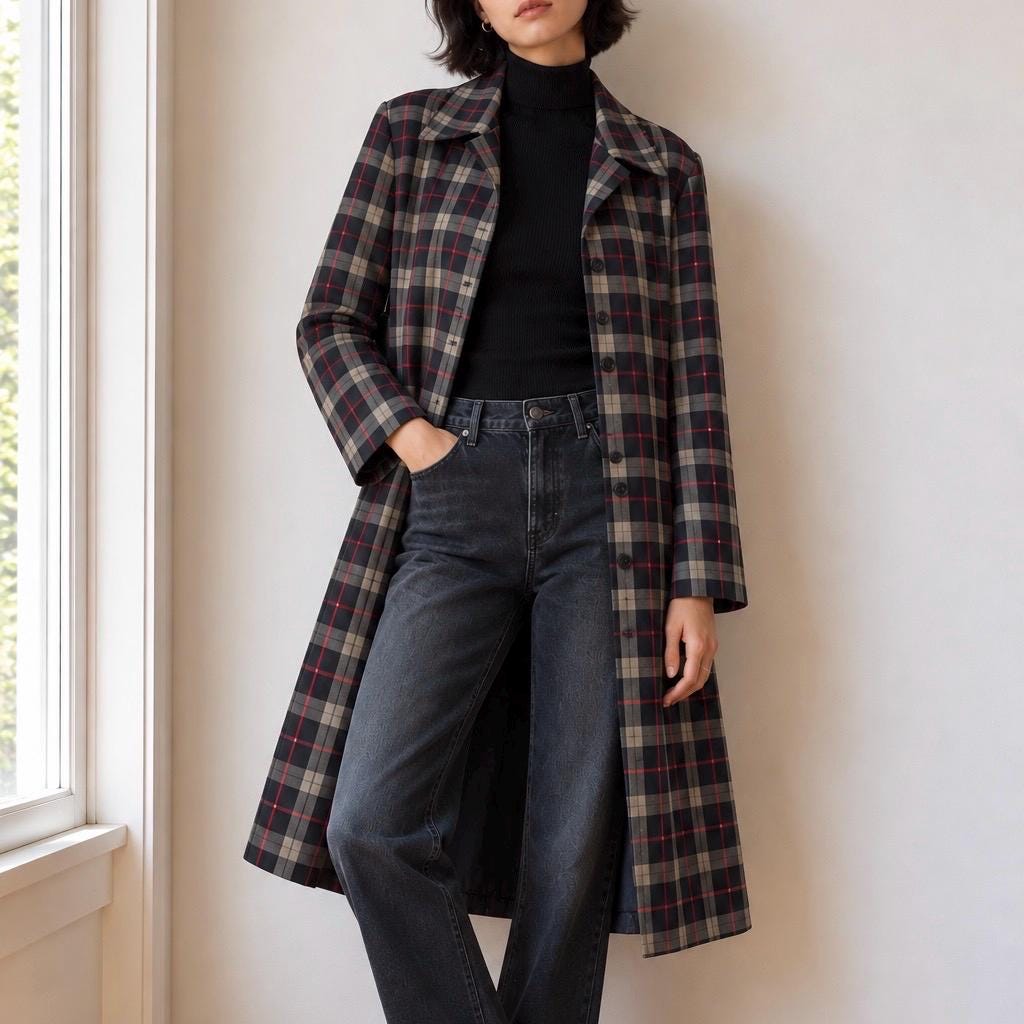 1990s Long Wool Coat - Etsy