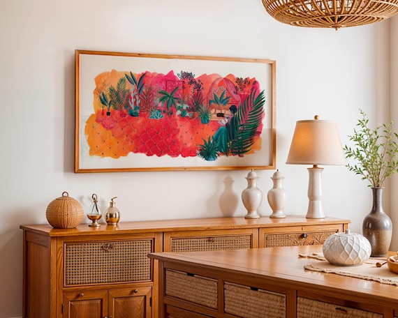 THE READING ROOM, impression d'art en série limitée signée, Giclée qualité musée, décoration murale aquarelle