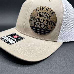 Christian Leather Patch Hat