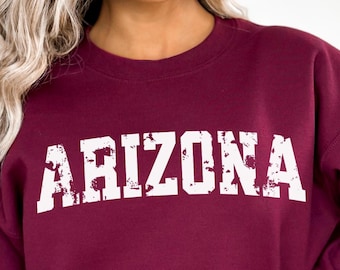 Vintage Arizona sweater, retro Arizona sweater, vintage Arizona sweatshirt, Arizona state sweater, Arizona souvenir sweater, Arizona gifts